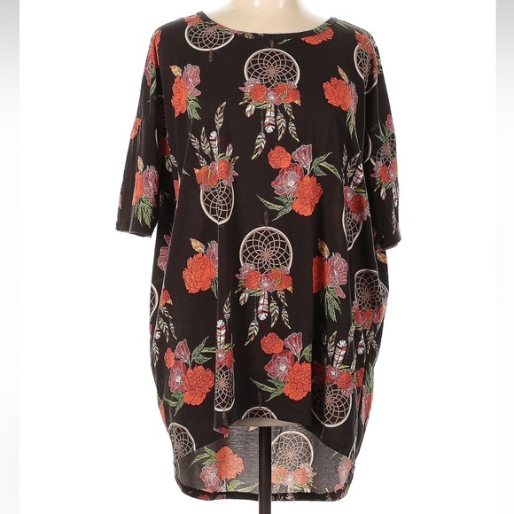 LuLaRoe Aztec Boho Limited Edition Dreamcatcher Irma Tunic Western Size Large L - Picture 6 of 6